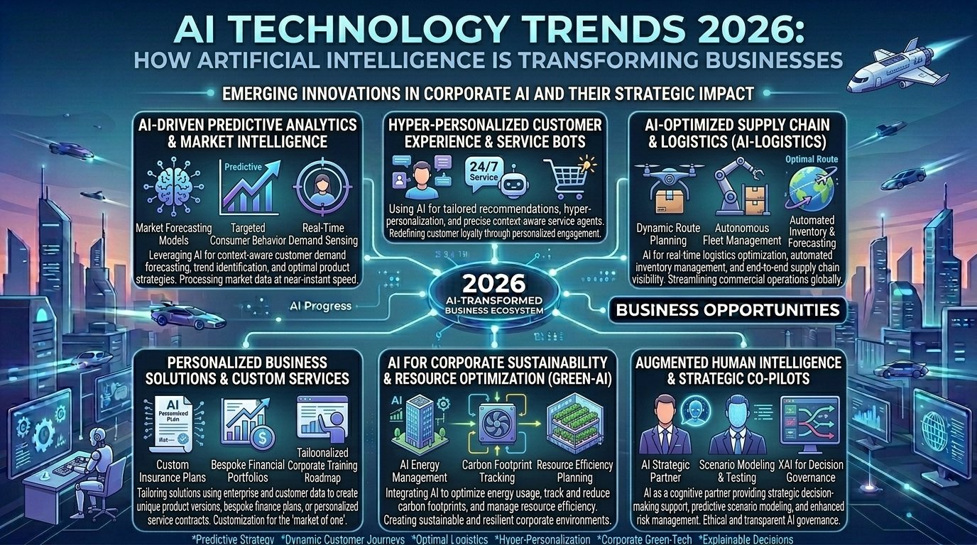 AI Technology Trends 2026: How Artificial Intelligence Is Transforming Businesses