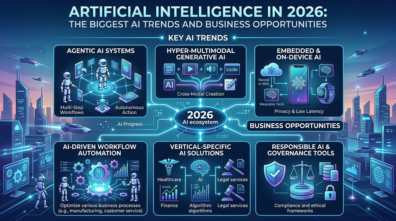 Artificial Intelligence in 2026: The Biggest AI Trends and Business Opportunities