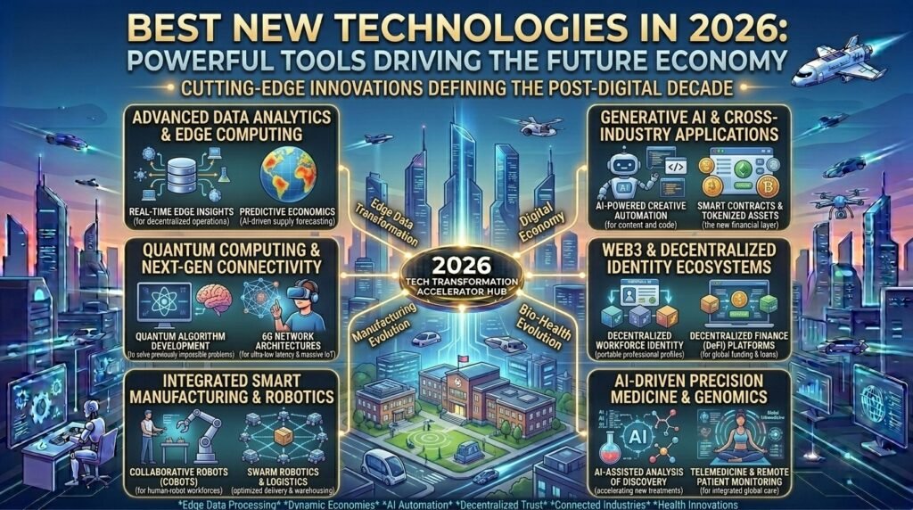 Best New Technologies in 2026: Powerful Tools Driving the Future Economy