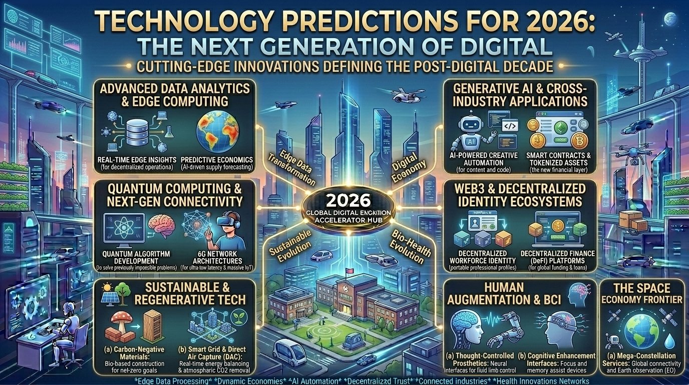 Technology Predictions for 2026: The Next Generation of Digital Innovation