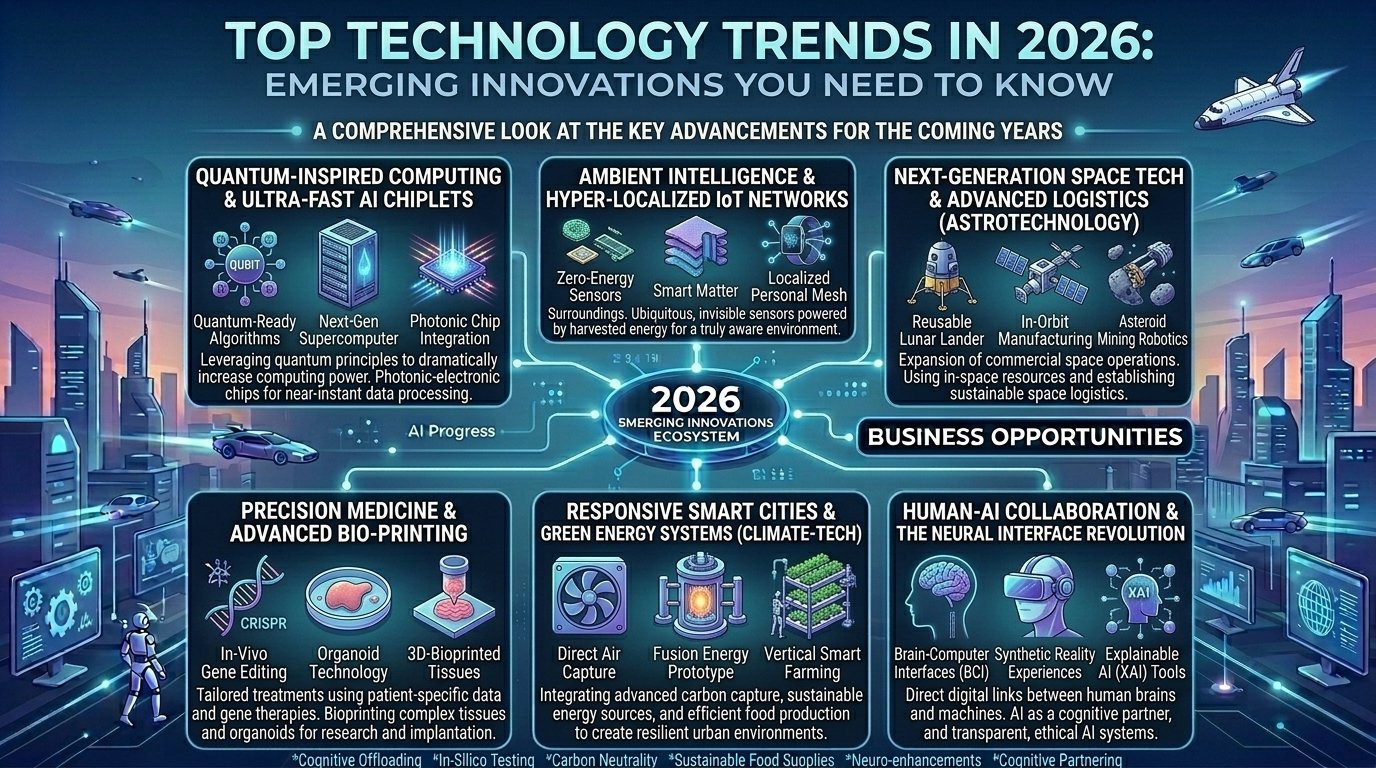 Top Technology Trends in 2026: Emerging Innovations You Need to Know