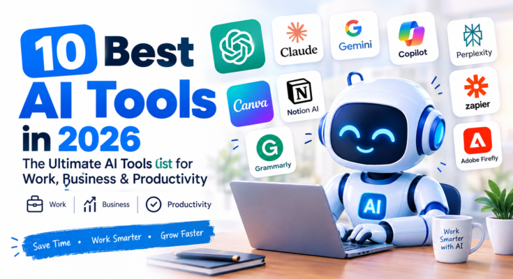 10 Best AI Tools in 2026: The Ultimate AI Tools List for Work, Business & Productivity