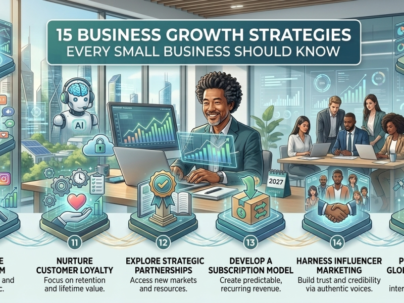 15 Business Growth Strategies Every Small Business Should Know